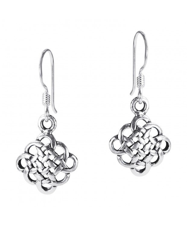 Sterling Silver Alluring Celtic Earrings