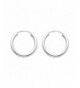 White Gold Thickness Endless Earrings