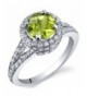 Majestic Sensation Peridot Sterling Rhodium