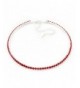 Thin Austrian Crystal Choker Necklace