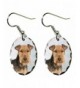 Canine Designs Terrier Scalloped Earrings