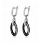 Fashion Ceramics Sterling Silver Earrings