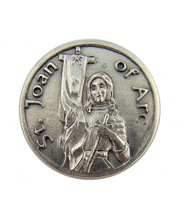 Silver Saint Courage Prayer Token