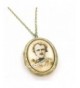 Edgar Allan Scroll Locket Necklace