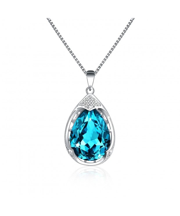 Teardrop Pendant Mothers crystal Swarovski