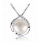 B Catcher Necklace Sterling Zirconia Pendant