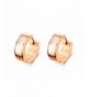 Plated Womens Mother Huggie Earrings