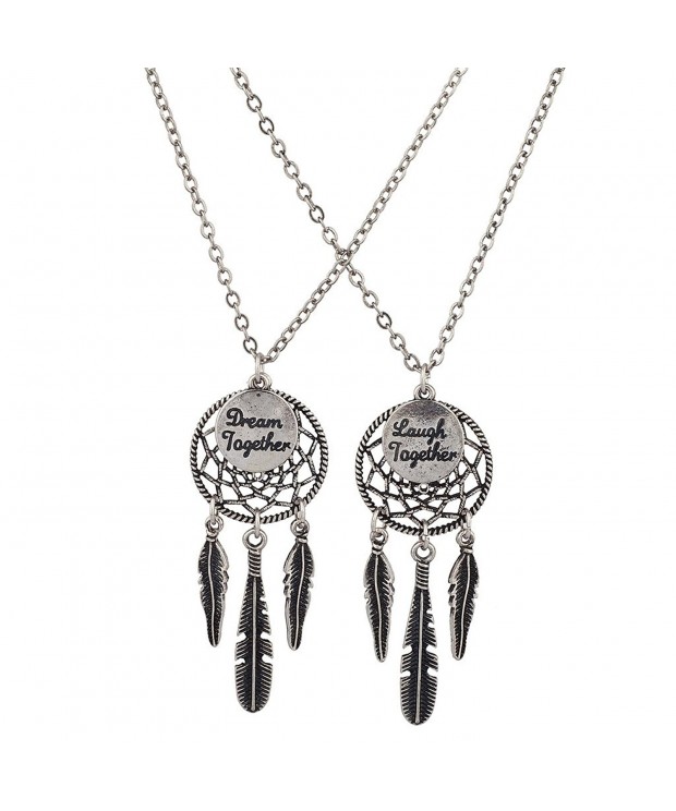 Lux Accessories Together Dreamcatcher Necklace