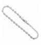 Sterling Silver Anklet Puffed Anchor