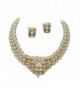 Earrings Strand Rhinestone Bridal Necklace