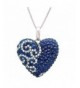 Sterling Silver Pendant Swarovski Crystals