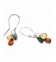 Dangle Amber Multi Cognac Earrings