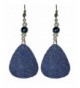 Teardrop Denim Dangle Earrings D002