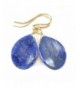 Filled Lazuli Earrings Smooth Teardrop
