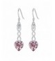 BriLove Sterling Earrings Swarovski Crystals