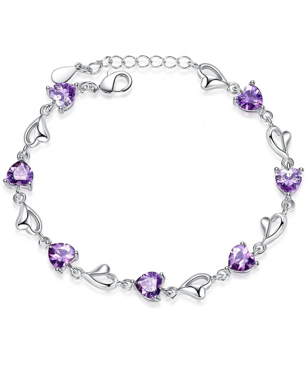 OneChance Shaped Plated Bracelet Zirconia