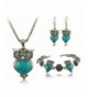 DAHONGPAO Turquoise Necklace Three piece Accessories