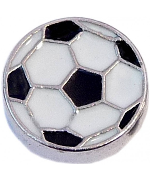 Soccer Ball Floating Locket Charm