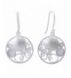 NOVICA Sterling Filigree Earrings Circular