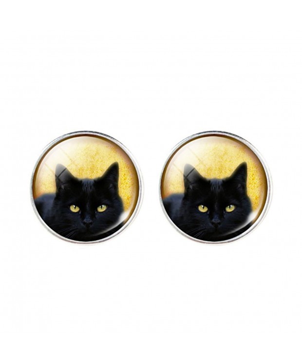 DaisyJewel Halloween Domed Portrait Earrings