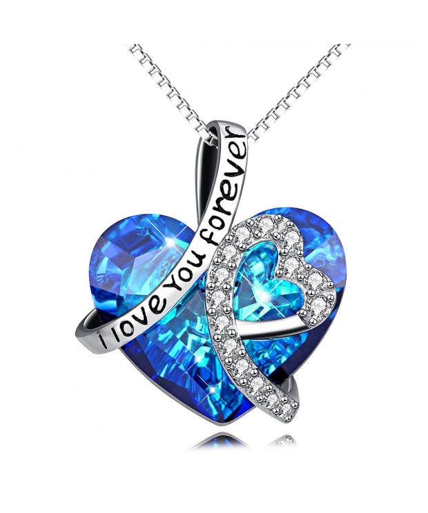 Necklace Sterling Swarovski Anniversary Girlfriend