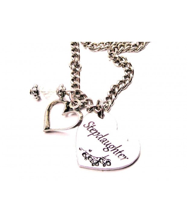 ChubbyChicoCharms Stepdaughter Heart Crystal Necklace