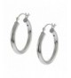 Sterling Silver Tarnish Free Earrings Diameter