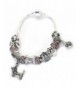 Lovers Bracelet Rhinestone Silver Inches