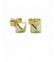 apop nyc Goldtone Sterling Earrings