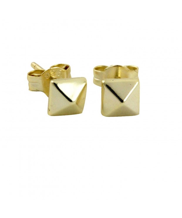 apop nyc Goldtone Sterling Earrings