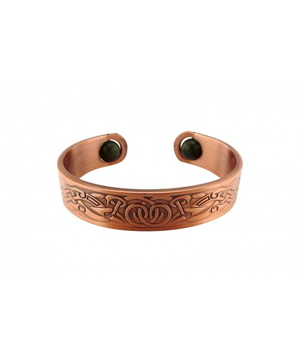 Celtic Copper Bangle rotating Connemara