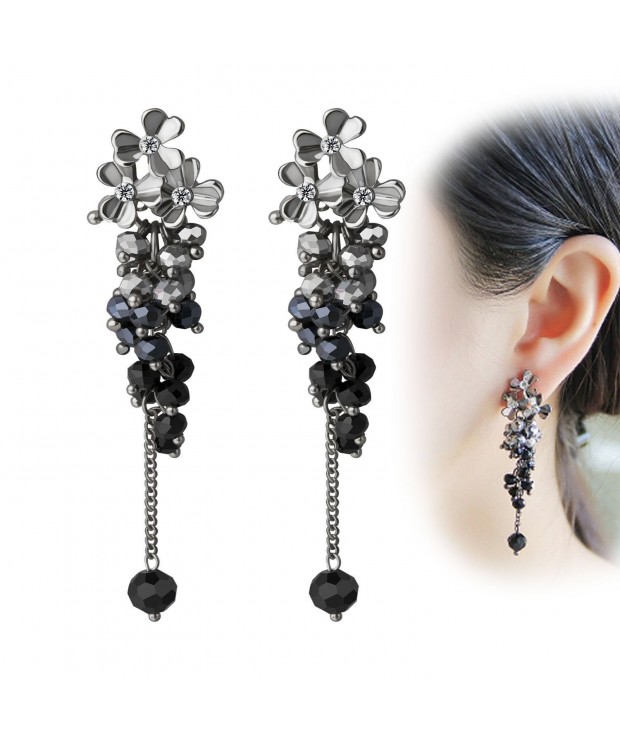CIShop Elegant Earrings Crystal Chandelier