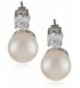 Bella Pearl Cubic Zirconia Earrings