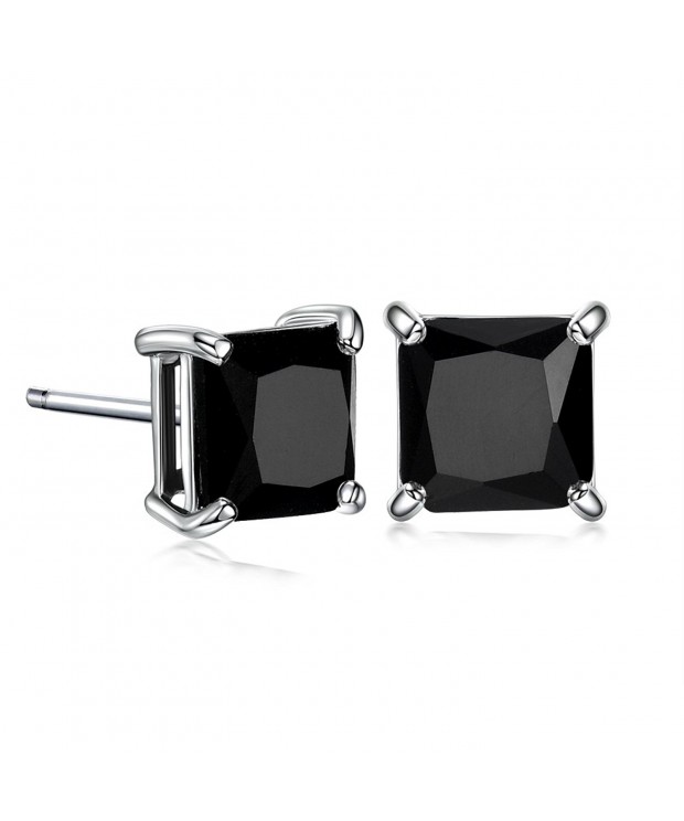 GULICX Diamante Square Pierced Earrings