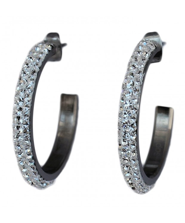 Earrings Beautiful Sparkly Rhinestone Crystals