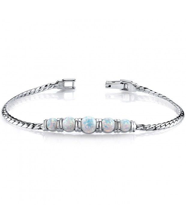 Created Bracelet Sterling Silver Design