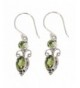 NOVICA Peridot Sterling Earrings Princess