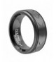 Nuni Jewelry Tungsten Brushed Polished