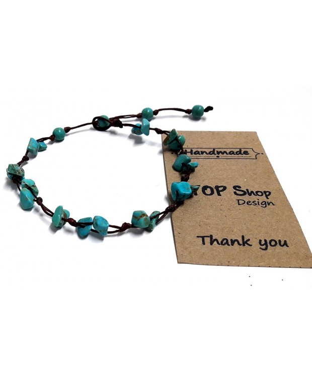 Turquoise Anklet Bracelet Beautiful cm Handmade