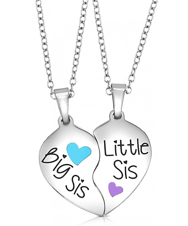Matching Sisters Necklace Jewelry Friends