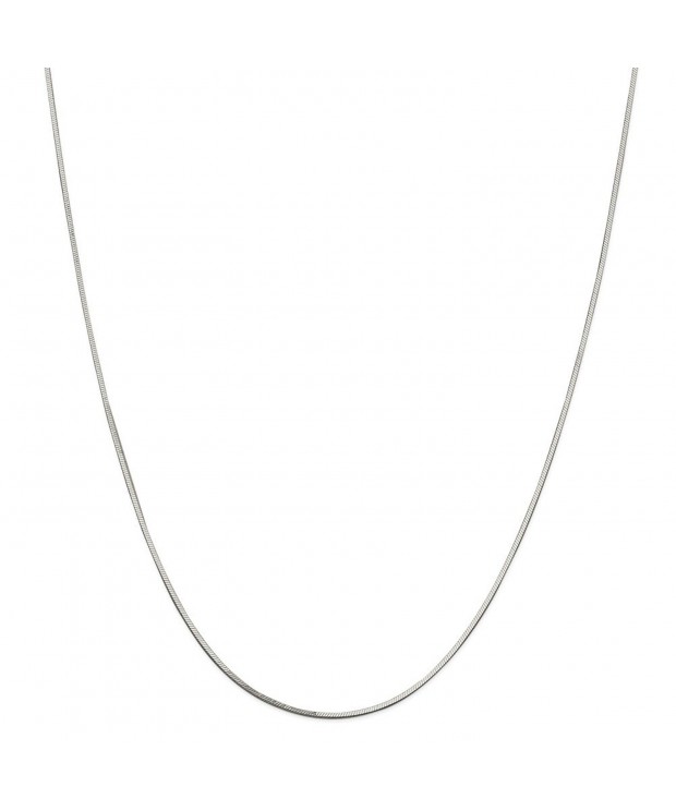 Sterling Silver Square Snake Necklace