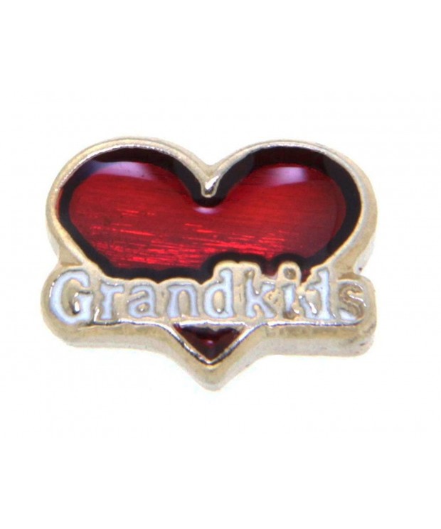 Grandkids Heart Floating Locket Charm