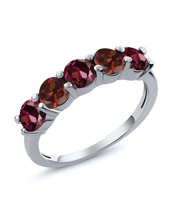 Rhodolite Garnet Sterling Silver Wedding