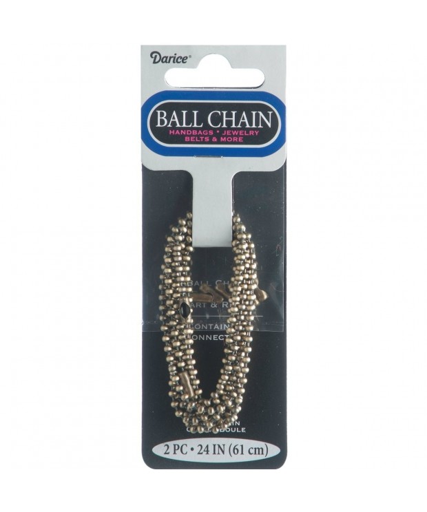 Chain Metal Plated 1 8mm Pkg Bronze