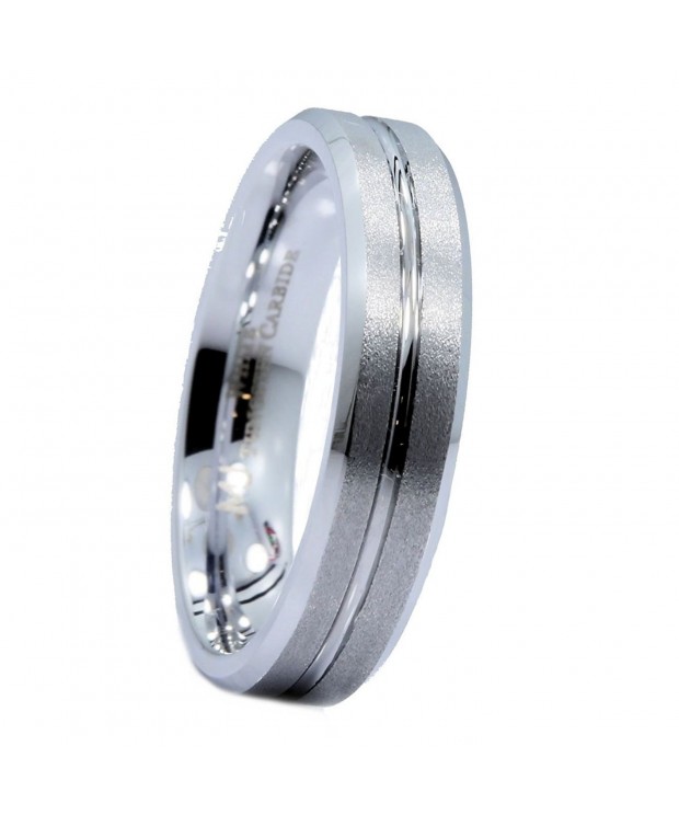 MJ Tungsten Carbide Brushed Wedding