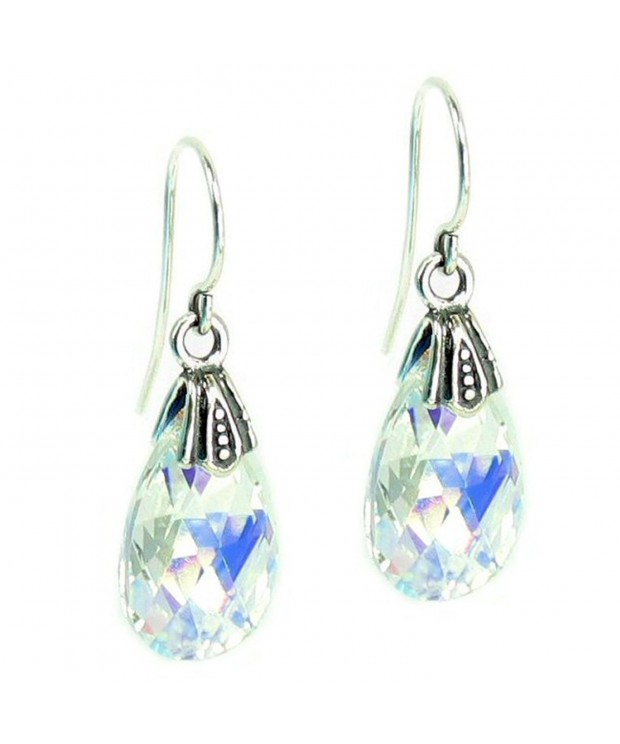 Queenberry Borealis Swarovski Elements Teardrop