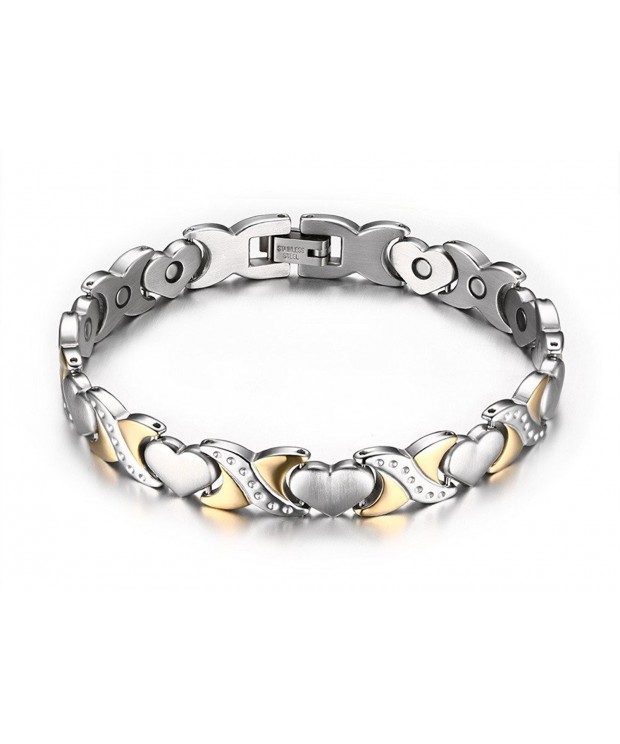 Jewelry Two tone Healthy Bracelet Stainless