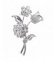 YAZILIND Jewelry Flower Shining Brooches