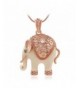 Kemstone Elephant Pendant Necklace Extender