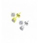 Round Stud Earrings Combo Carat